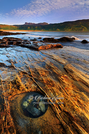 Laig Bay. Sgurr of Eigg view. Isle of Eigg. Small Isles. Scotland.