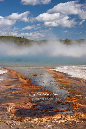 Yellowstone NP Biscuit Basin Sapphire Pool  USA