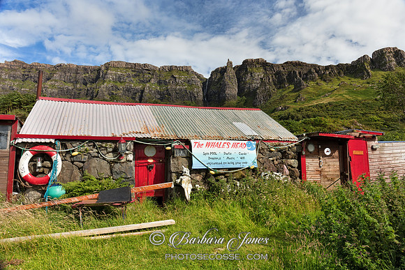 Cleadale. Whales Head Pub. Isle of Eigg. Scottish Highlands and Islands.