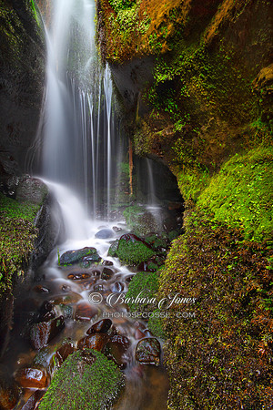 Singing Sands Falls Isle of Eigg  Scotland.