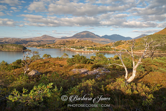 Shieldaig evening light  Torridon Scotland.