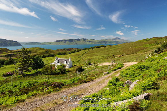A view to Trotternish Ridge, Skye. Balmeanach  Raasay Scotland.