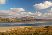 Ben Loyal  and  Kyle of Tongue in Spring Sutherland. Scotland.