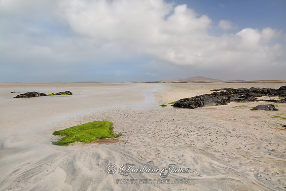 Traigh Ear Sand Patterns  North Uist Scotland.