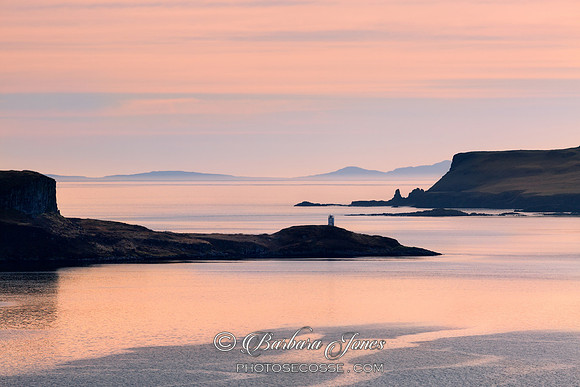 Pastel Sunset in Spring. Loch Harport. Isle of Skye. Scotland.