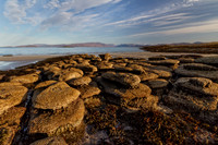 Ashaig Beach. Sesame Seed Rocks. Isle of Skye. Scotland.