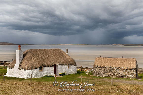 Malacleit Cottage North Uist Outer Hebrides Scotland.