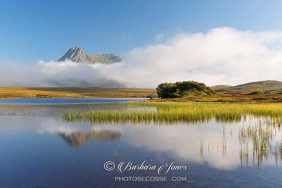 Ben Loyal Mists #2. Lochan Hakel. Tongue. Sutherland. Scotland.