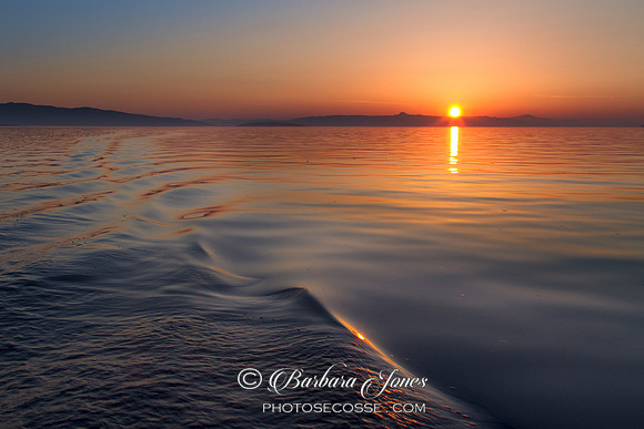 Loch Alsh. Summer Sunset over Raasay. Isle of Skye. Scotland.
