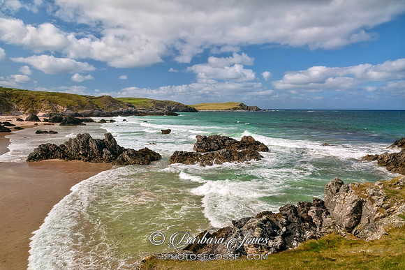 Sango Sands Incoming Tide NC500 Durness Scotland.