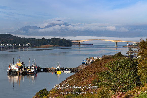 Skye Bridge , Autumn mists. Kyle of Lochalsh. North West Scotland.