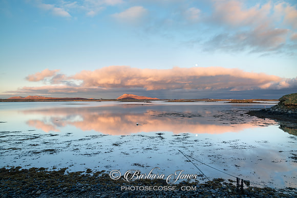 Cladach Baleshare Bad Moon Rising. North Uist. Western Isles. Hebrides. Scotland.