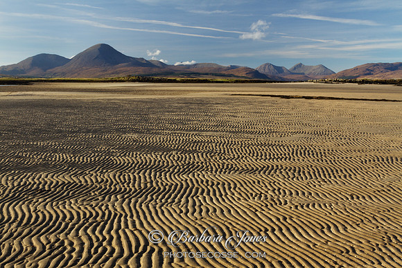 Ashaig Beach Sand Patterns. Lower Breakish. Isle of Skye. Scotland.