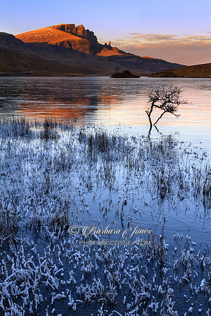 Old Man of Storr in December light. Trotternish. Isle of Skye. Scotland.