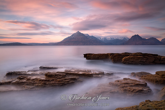 Elgol Sunset Long Exposure Loch Scavaig Skye Scotland