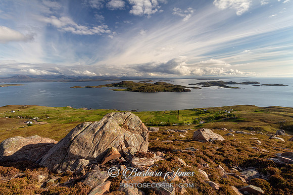Summer Isles from Hill of the Fairies Scotland