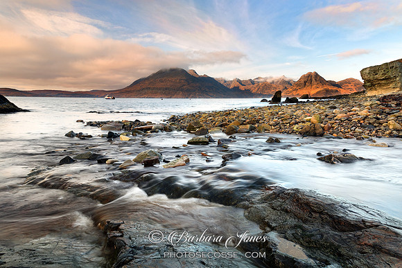 Elgol Burn High Tide. Loch Scavaig. Isle of Skye. Scotland.