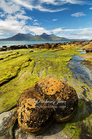 Laig Bay Beach. Sandstone Concretion. Isle of Eigg. Small Isles. Scotland.