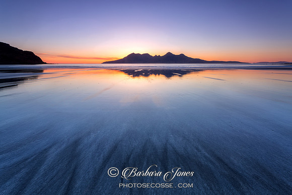 Laig Bay a cloudless Sunset. #1 . Isle of Eigg. Scotland.
