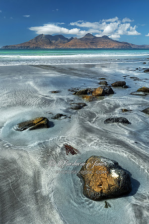 Camus Sgiotaig Summer Skies Isle of Eigg.Scotland.