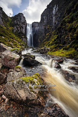 Wailing Widow Falls. October. Assynt. N.W. Geopark. Scotland.