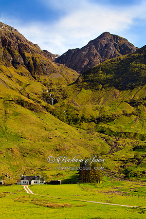 Glen Coe Achnambeithach Cottage Scotland.