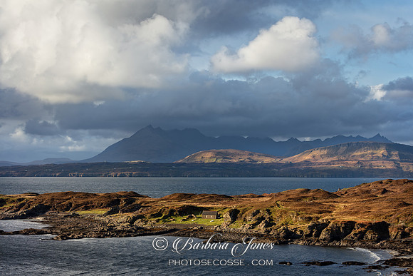 Tarskavaig Clouds over The Cuillin  Skye.