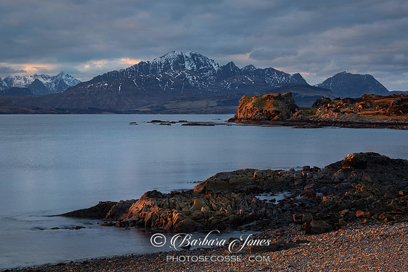 Tokavaig Beach Last Light Skye Scotland