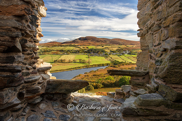 Tongue Village. Autumn Scene from Castle Varrick. Sutherland. Scotland.