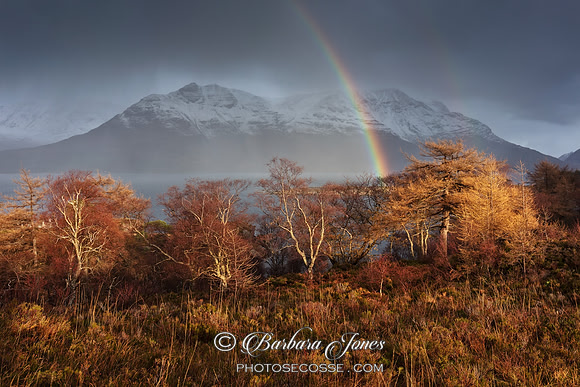 Liathach Another Rainbow, Glen Torridon Scotland.