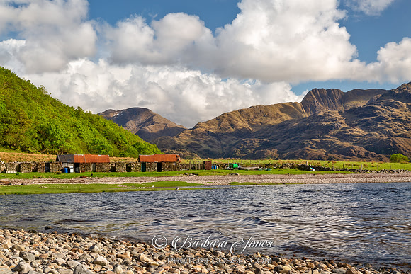 Corran across Loch Hourn in Spring Scotland