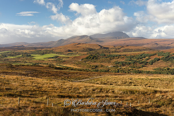 Braetongue Viewpoint. Ben Hope. Autumn. Sutherland. Scotland.