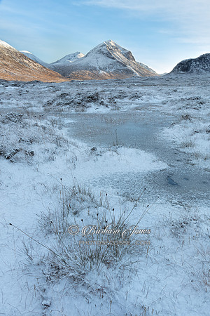 Marsco. A dusting of snow. Sligachan. Isle of Skye. Scotland.