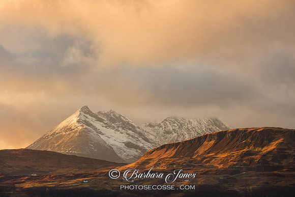Cuillin Sunset from Tokavaig Skye  Scotland.