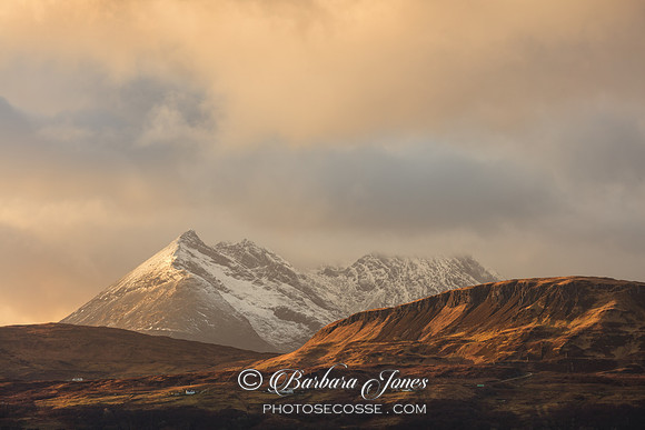 Cuillin at Sunset, from Tokavaig. Sleat. Isle of Skye. Scotland.