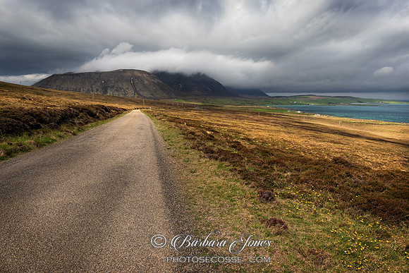 Isle of Hoy  Road to Ward Hill Orkney Scotland