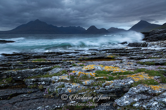 Elgol. Menacing Summer Sky. Loch Scavaig. Isle of Skye. Scotland.