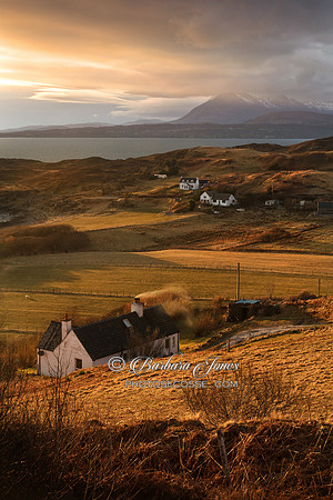 Cuillin Sunset Tarskavaig Skye