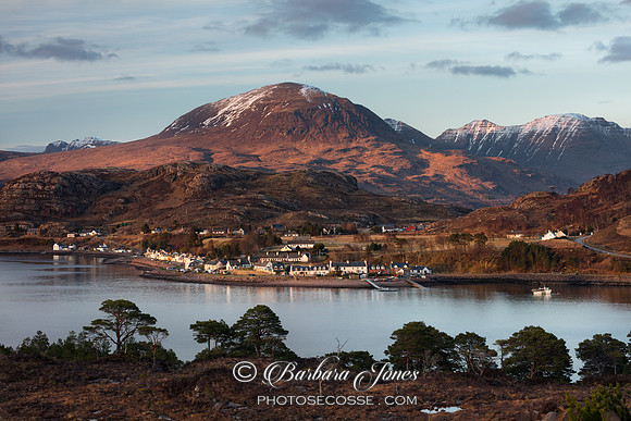 Shieldaig Golden Glow  Wester Ross  Scotland.
