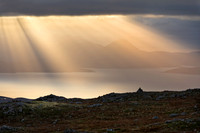 Applecross. Bealach na Ba. Skye Sunbeams. Wester Ross. Scotland.