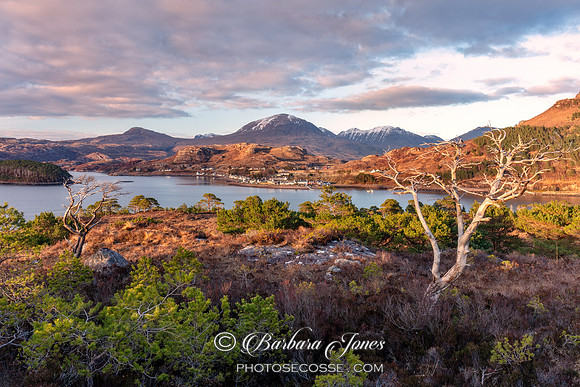 Shieldaig and Torridon Hills Wester Ross Scotland