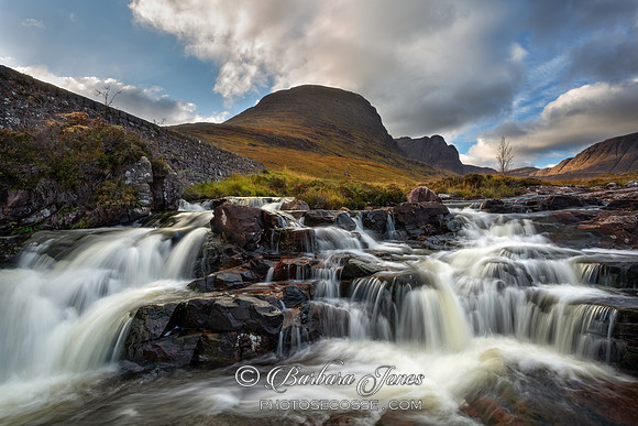 Bealach na Ba.  Russell Burn. Autumn.  Applecross. Scotland.