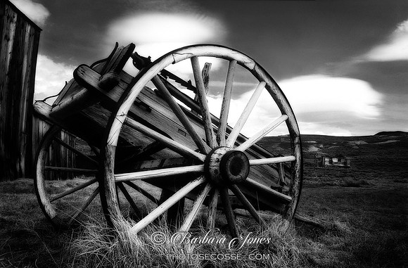 Old Wagon, Bodie Ghost Town, California, USA.