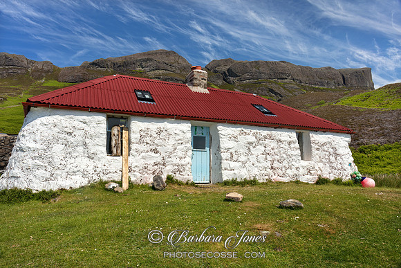 Grulin Uachdrach Bothy. Isle of Eigg. Small Isles. Scotland.