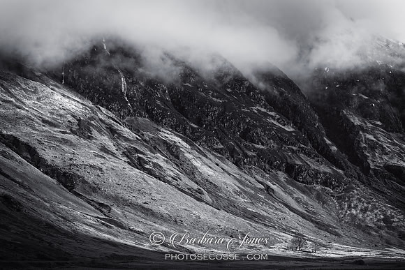 Loch Achtriochtan. Aonach Eagach. Glencoe. Scottish Highlands.