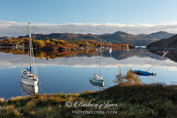 Badachro and Eilean Horrisdale Wester Ross Scotland.