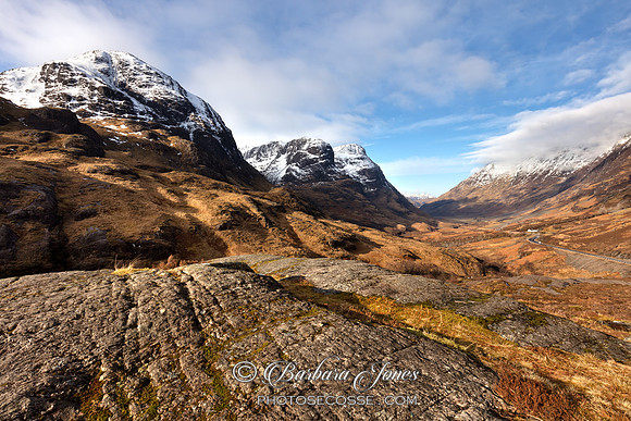 Glen Coe. From The Study. Late Winter.  Scotland.