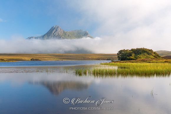 Ben Loyal Mists #1. Lochan Hakel. Sutherland. Scotland.