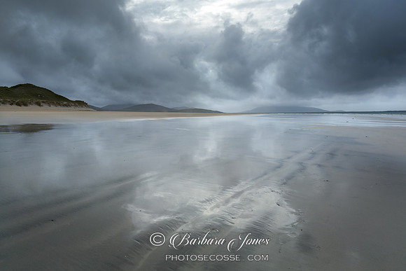 Luskentyre. Wet Weather. Isle of Harris. Scotland.