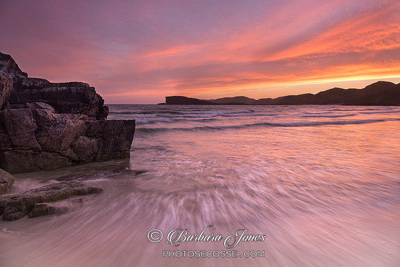 Oldshoremore Sunset. Sutherland. Northern Highlands of Scotland.